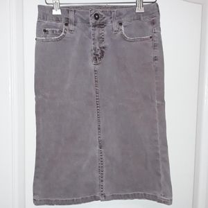 Jean Skirt Light Brown